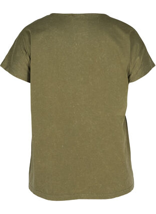 Puuvillainen t-paita printillä, Ivy Green, Packshot image number 1