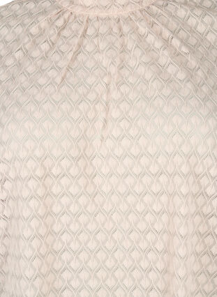 Pitkähihainen pusero, jossa on kuvioitu tekstuuri, Whisper Pink, Packshot image number 2