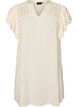 Tunika broderi anglaise -koristeella ja r&ouml;yhel&ouml;hihoilla, Beige, Packshot image number 0