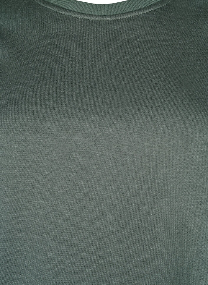 Collegepaita, jossa kirjailtuja aukkoja, Thyme, Packshot image number 2