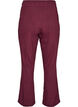 Luomupuuvillaiset pyjamahousut rei&rsquo;itetyll&auml; kirjailulla, Tumma Bordeaux, Packshot image number 1
