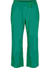 Leveälahkeiset housut taskuilla, Verdant Green