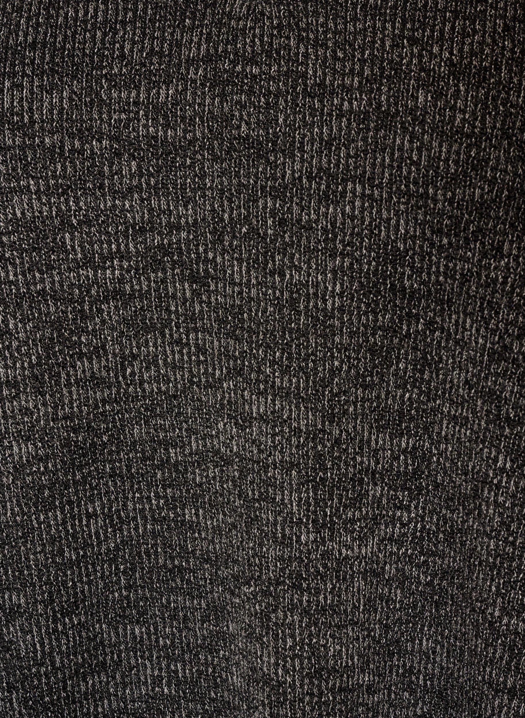 ZizziJerseypusero V-p&auml;&auml;ntiell&auml; ja pitk&auml;t hihat, Musta, Packshot image number 2