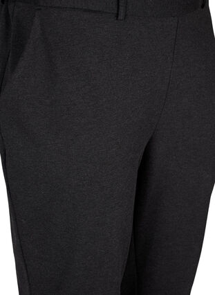 Kropatut housut taskuilla , Dark Grey Melange, Packshot image number 2