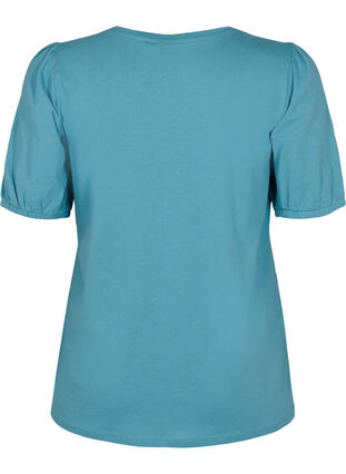Puuvillainen t-paita 2/4-hihoilla, Brittany Blue, Packshot image number 1