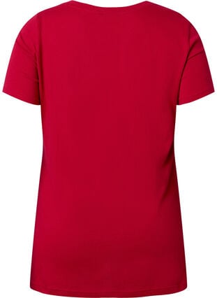 Puuvillainen t-paita lyhyillä hihoilla, Barbados Cherry BLES, Packshot image number 1