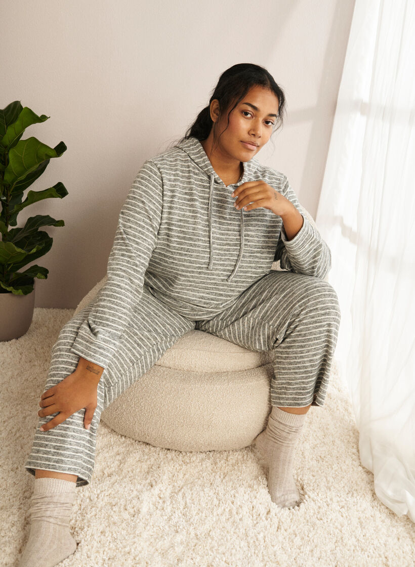 Väljä raidallinen huppari, DGM Stripe, Image image number 0