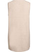 Lyhyt hihaton neulemekko, Beige, Packshot image number 1