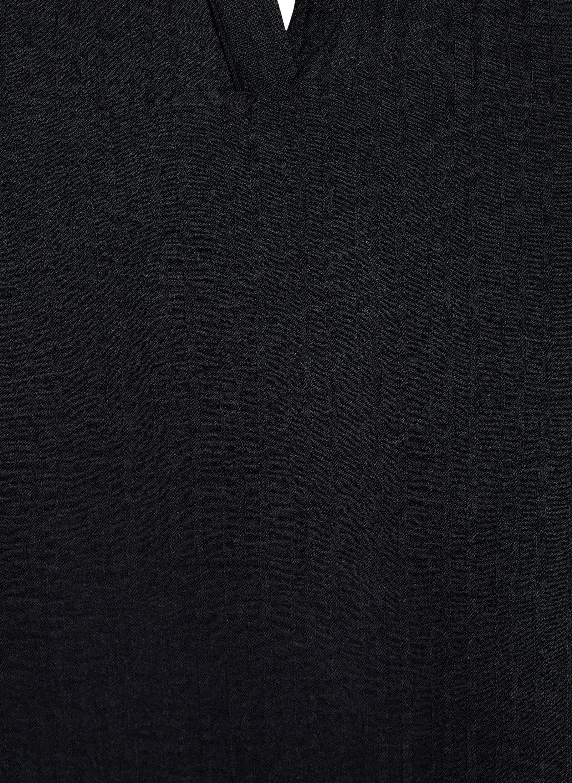 Zizzi Rento pusero lyhyill&auml; hihoilla, Musta, Packshot image number 2