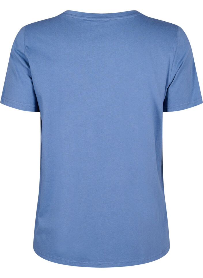 T-paita, jossa on tekstiä, Moonlight B. W.Navy, Packshot image number 1