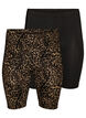 2-pack py&ouml;r&auml;ilyshortsit, Ruskea, Packshot image number 0