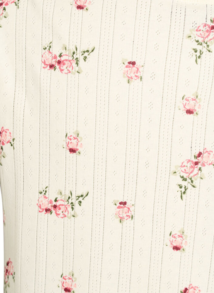 Luomupuuvillainen pyjamapaita lyhyill&auml; hihoilla, 9990, Packshot image number 3