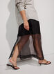 Pitk&auml;t hameet organza-lookilla, Musta, Model image number 0