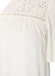 Viskoosipusero broderieanglaise-koristeilla, Beige, Packshot image number 2