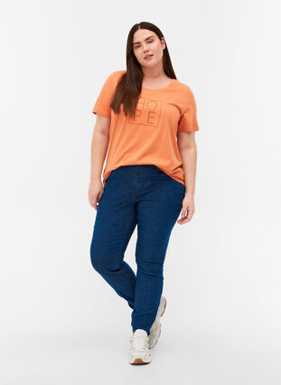 T-paita printillä, Brandied Melon, Model image number 2