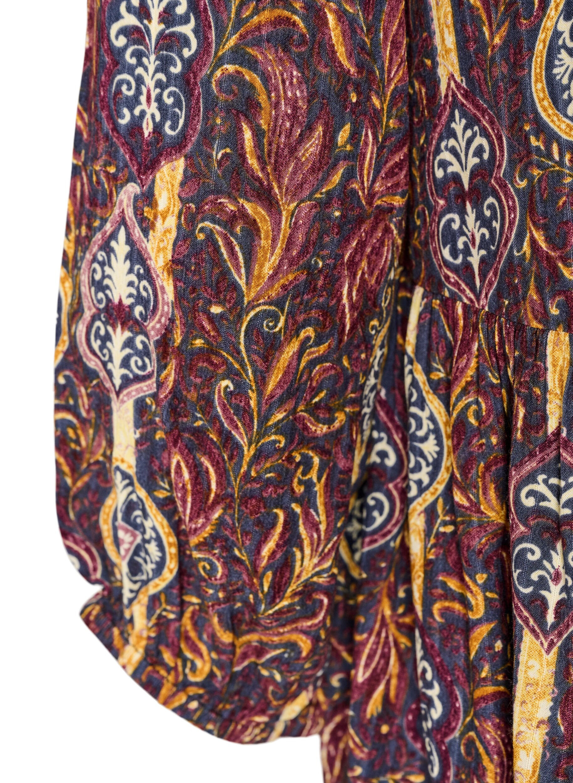 ZizziPusero paisleykuosilla ja pitsiyksityiskohdalla, Violetti, Packshot image number 3