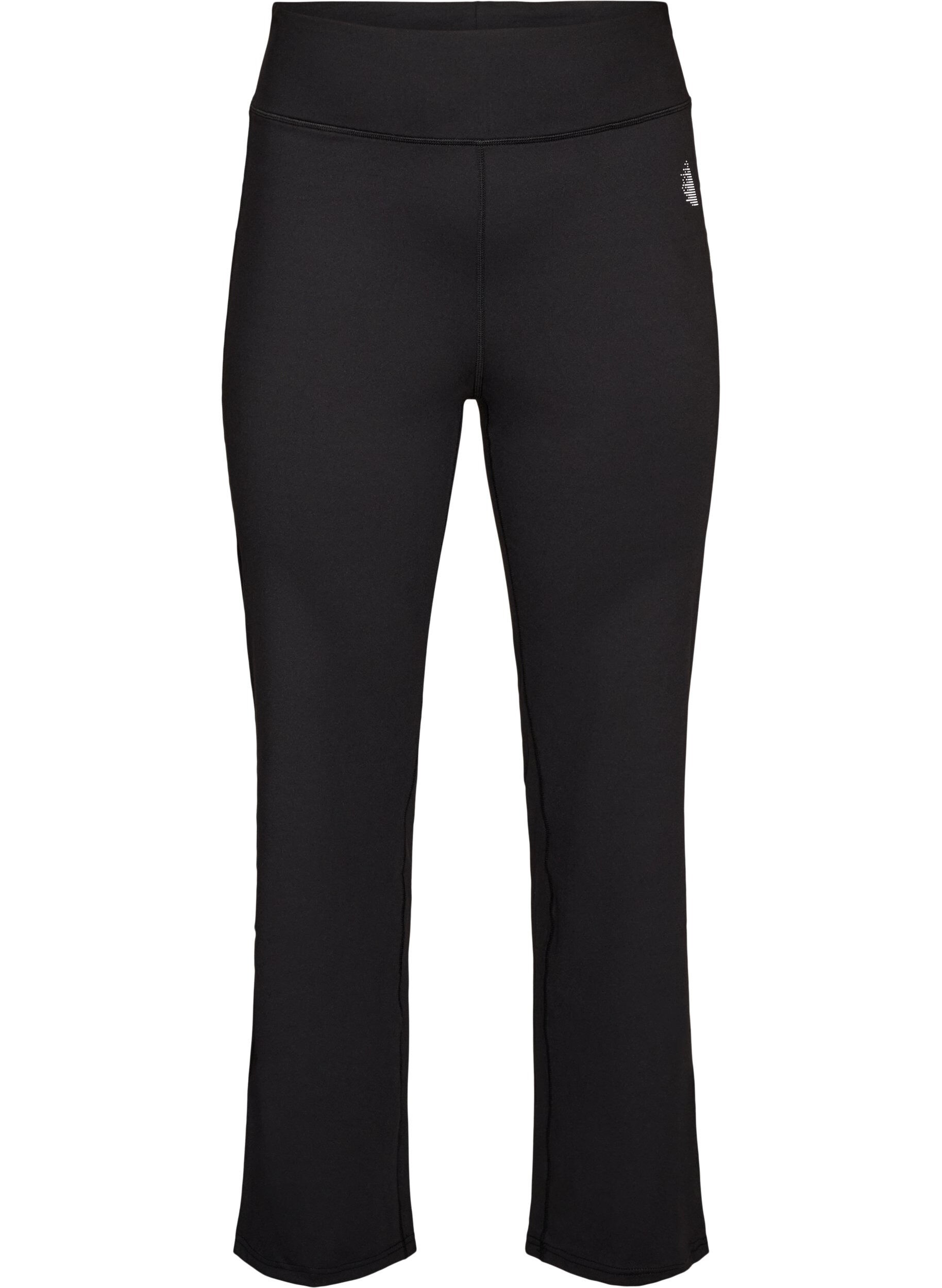 ZizziBootcut-treenitrikoot korkealla vy&ouml;t&auml;r&ouml;ll&auml;, Musta, Packshot image number 0