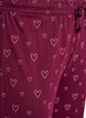 Puuvillapjama -housut korkealla vy&ouml;t&auml;r&ouml;ll&auml;, Punainen, Packshot image number 2