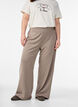Leve&auml;lahkeiset housut, Beige, Model image number 2