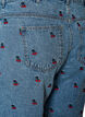 Kirjailut denimshortsit, Sininen, Packshot image number 3