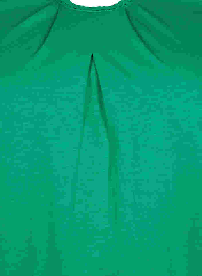 Puuvillapusero 3/4-hihoilla, Jolly Green, Packshot image number 2