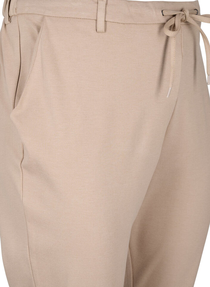 Cropped Maddison-housut, Beige, Packshot image number 2