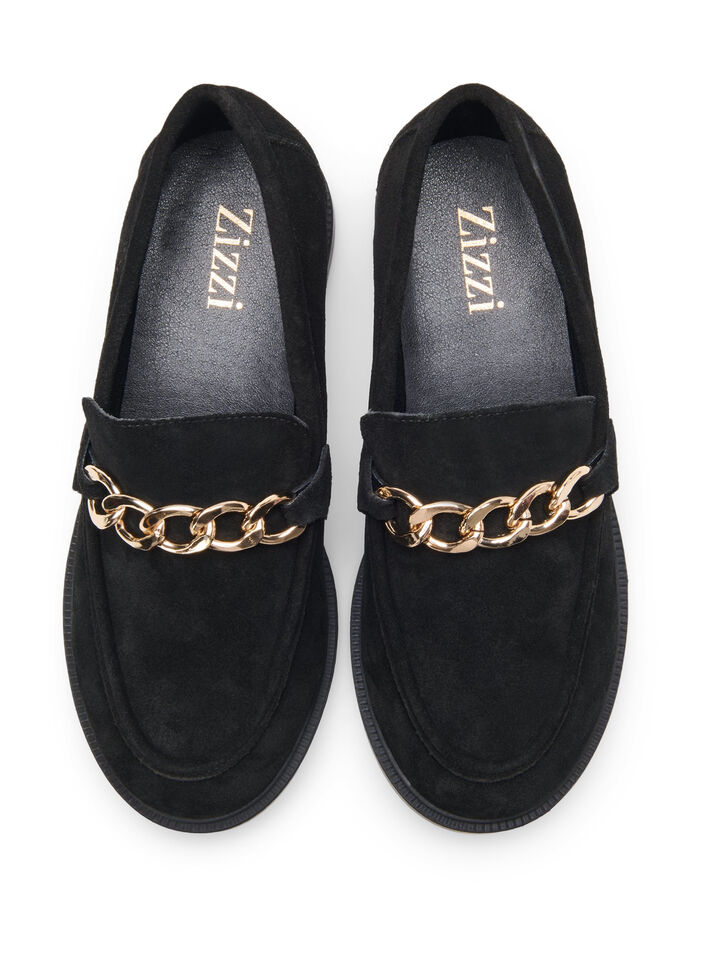 Wide fit -loaferit, Black, Packshot image number 1