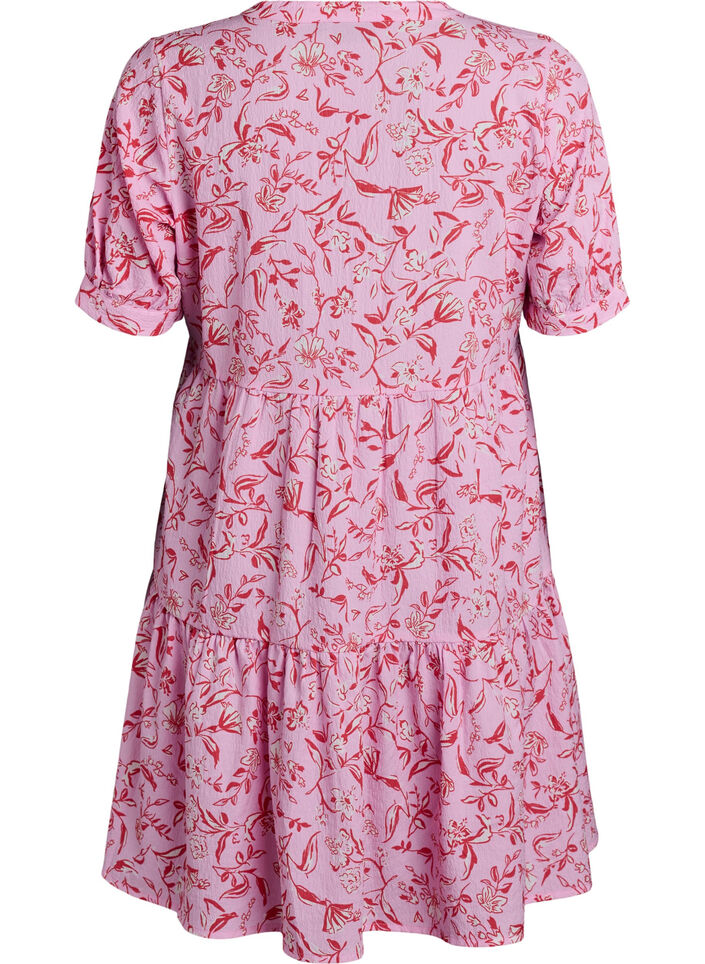 Lyhyt A-linjainen mekko, Violetti, Packshot image number 1