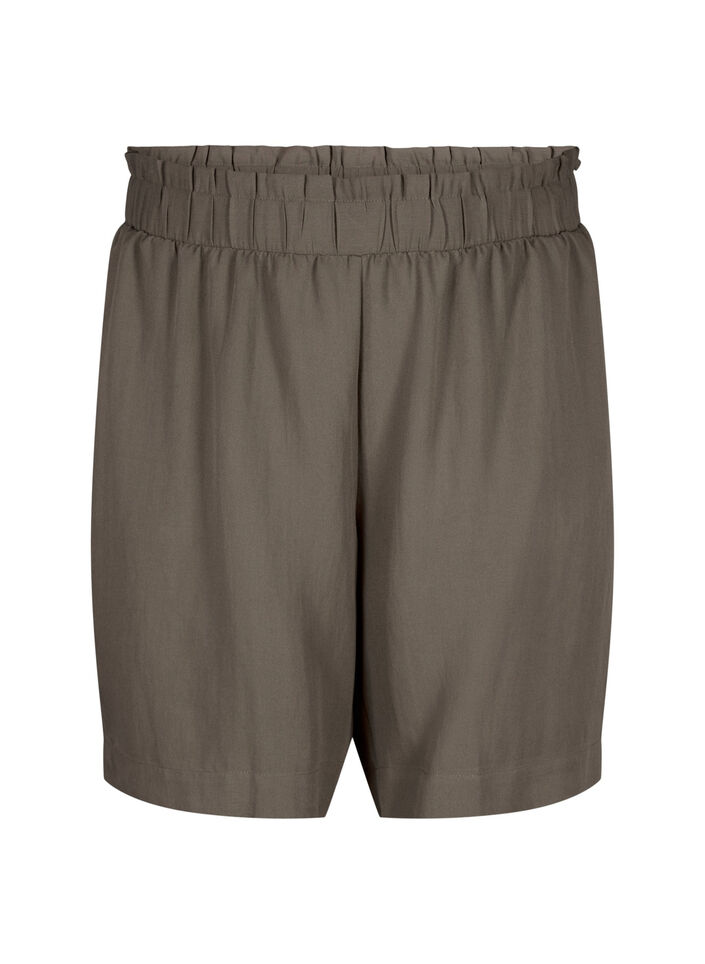 Väljät shortsit viskoosista, Chocolate Chip, Packshot image number 0