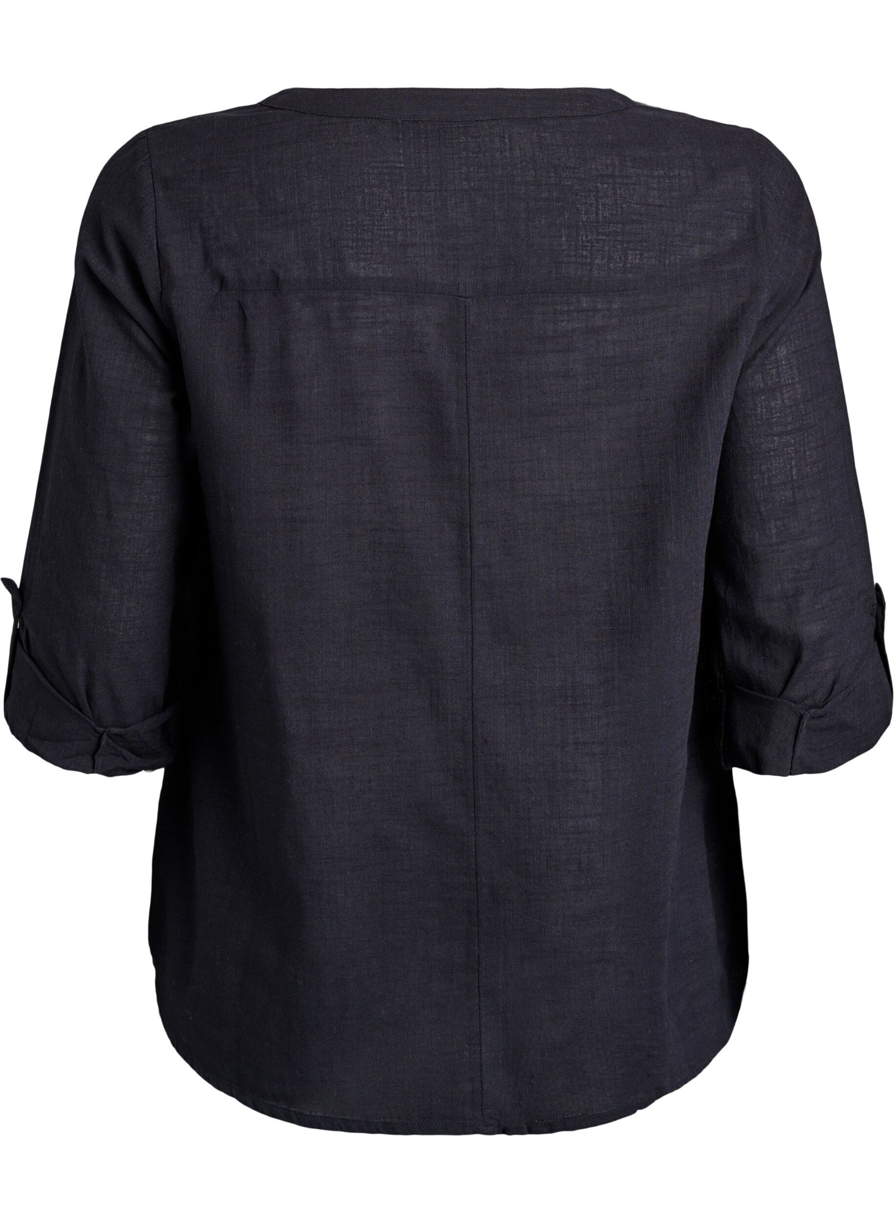 ZizziPuuvillainen paitapusero V-p&auml;&auml;ntiell&auml;, Musta, Packshot image number 1