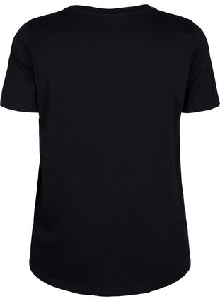 T-paita, jossa on tekstiä, Black W. Black, Packshot image number 1