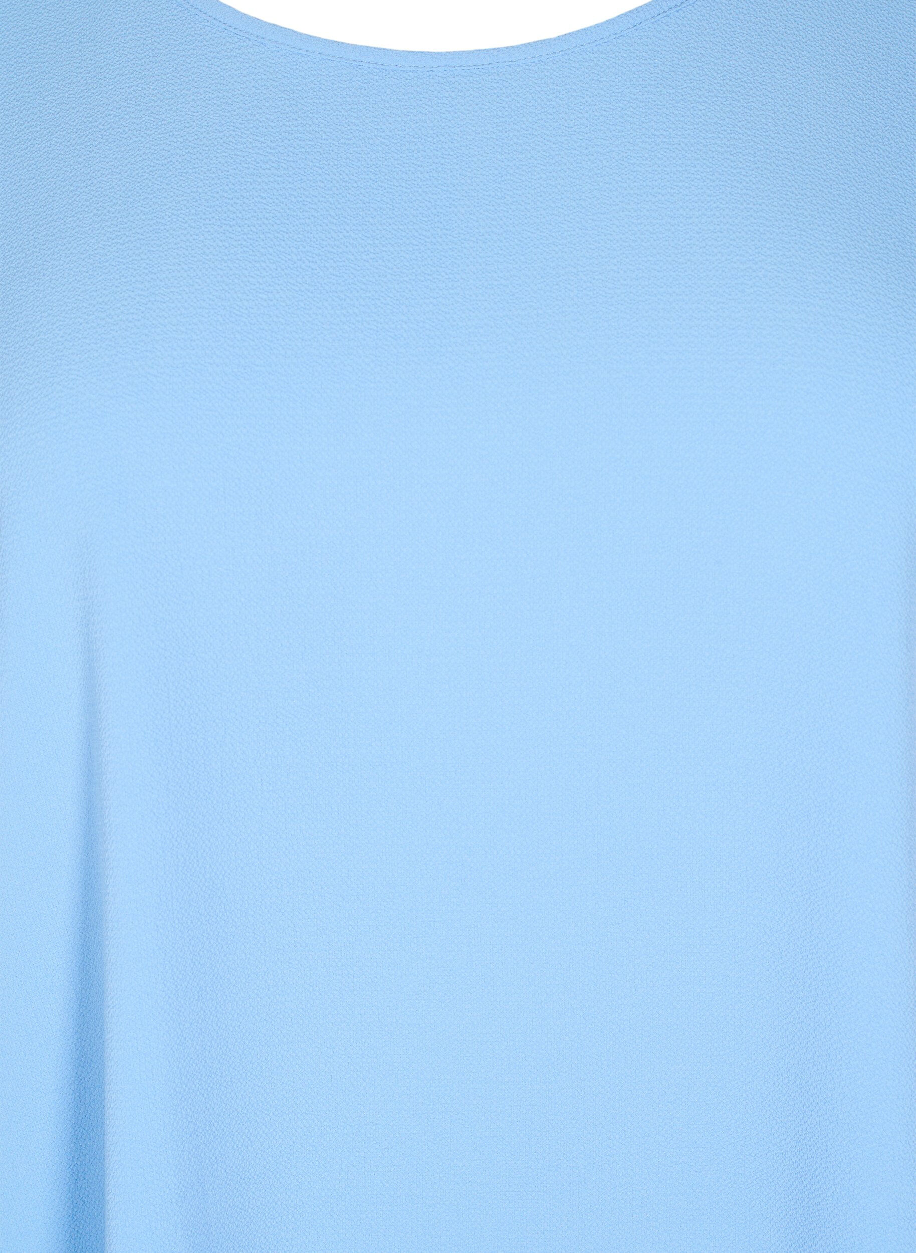 Zizzi Lyhythihainen pusero py&ouml;re&auml;ll&auml; p&auml;&auml;ntiell&auml;, Sininen, Packshot image number 2