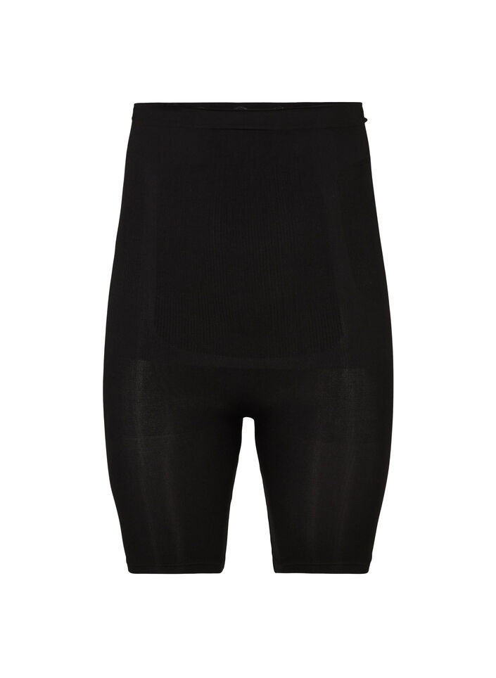 Korkeavy&ouml;t&auml;r&ouml;iset shapewear-shortsit, Musta, Packshot image number 0