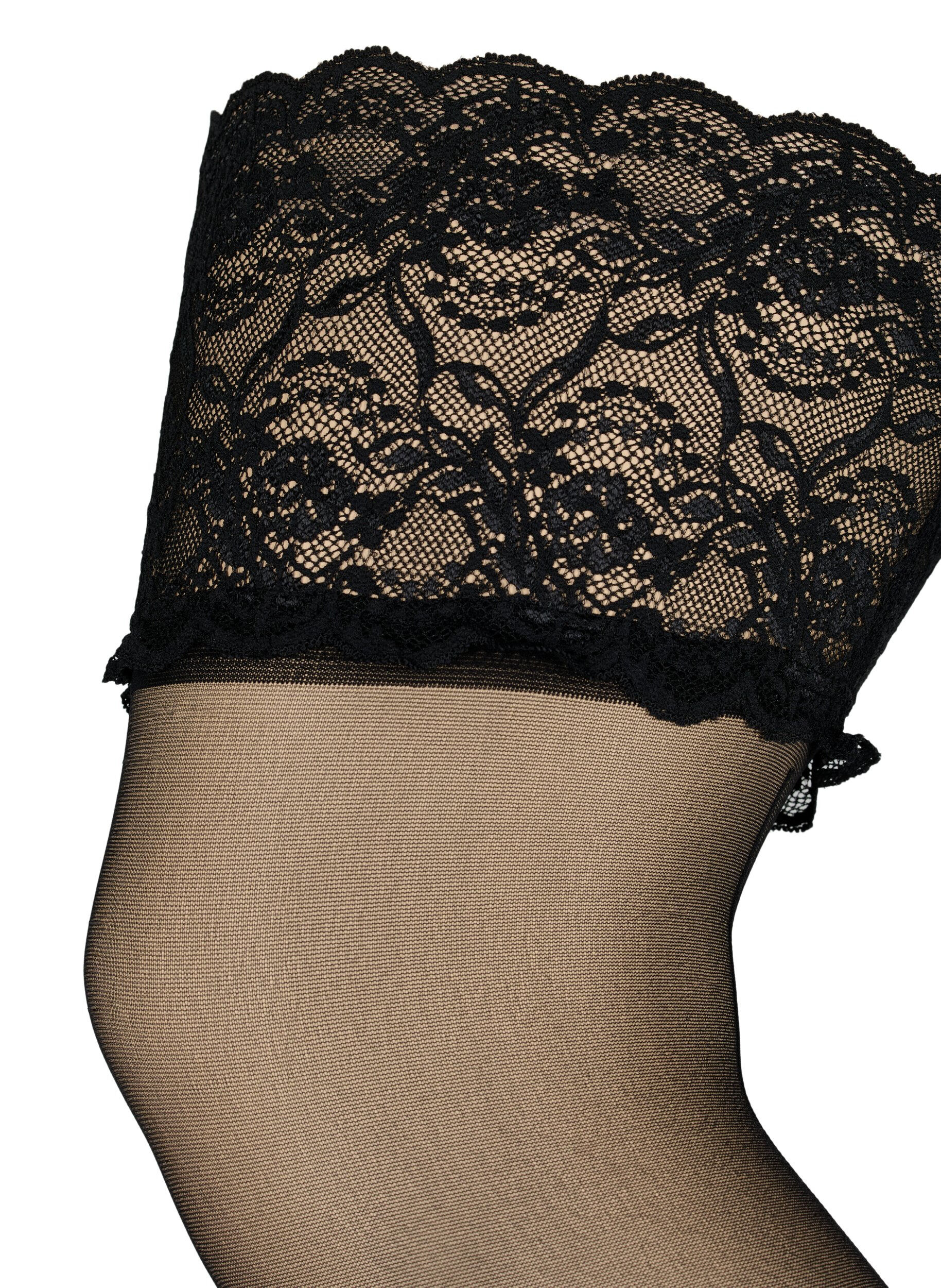 ZizziHold-up-sukat, 20 denierin, Musta, Packshot image number 2