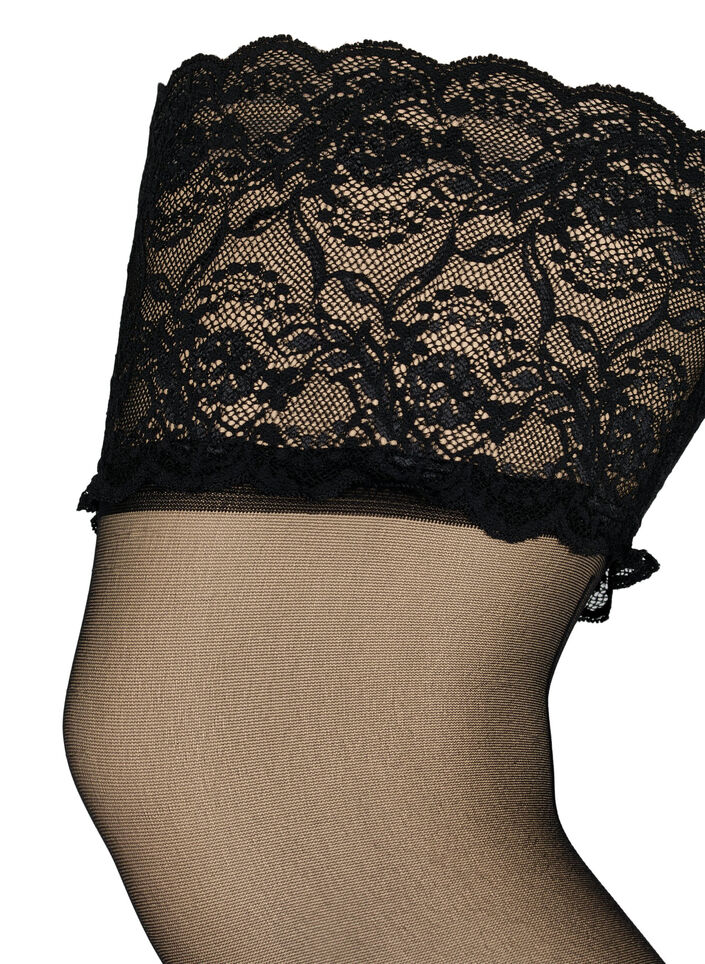 Hold-up-sukat, 20 denierin, Musta, Packshot image number 2