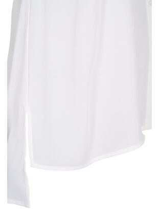 Pitkähihainen paita v-pääntiellä, Bright White, Packshot image number 3