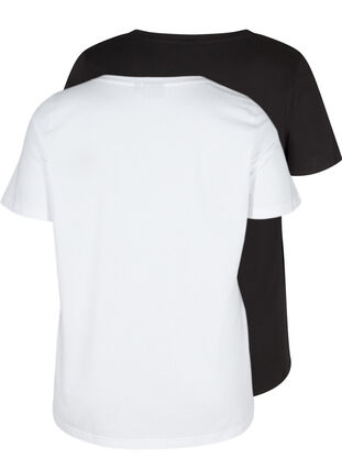 2 perus t-paitaa puuvillasta, Bright White, Packshot image number 1