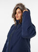 Vedenpit&auml;v&auml; hupullinen parka, Sininen, Model image number 3