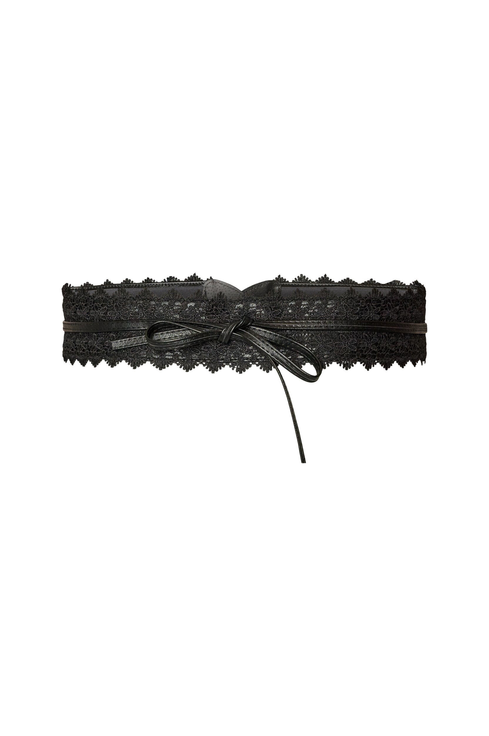 ZizziVy&ouml;t&auml;r&ouml;vy&ouml; pitsill&auml; ja solmittavalla kiinnityksell&auml;, Musta, Packshot image number 0