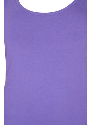 Yksivärinen perustoppi puuvillasta, Ultra Violet, Packshot image number 2