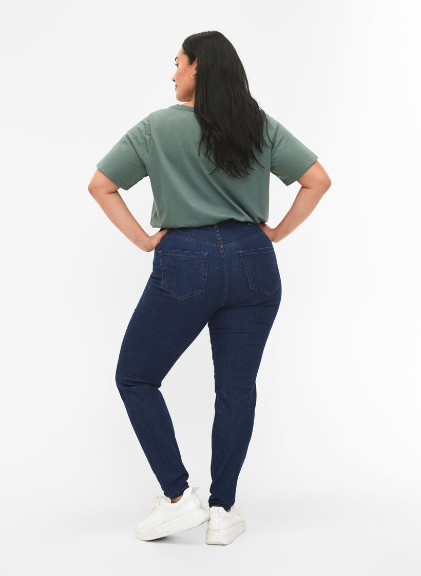 Farkut super slim fit -mallissa, Sininen, Model image number 1