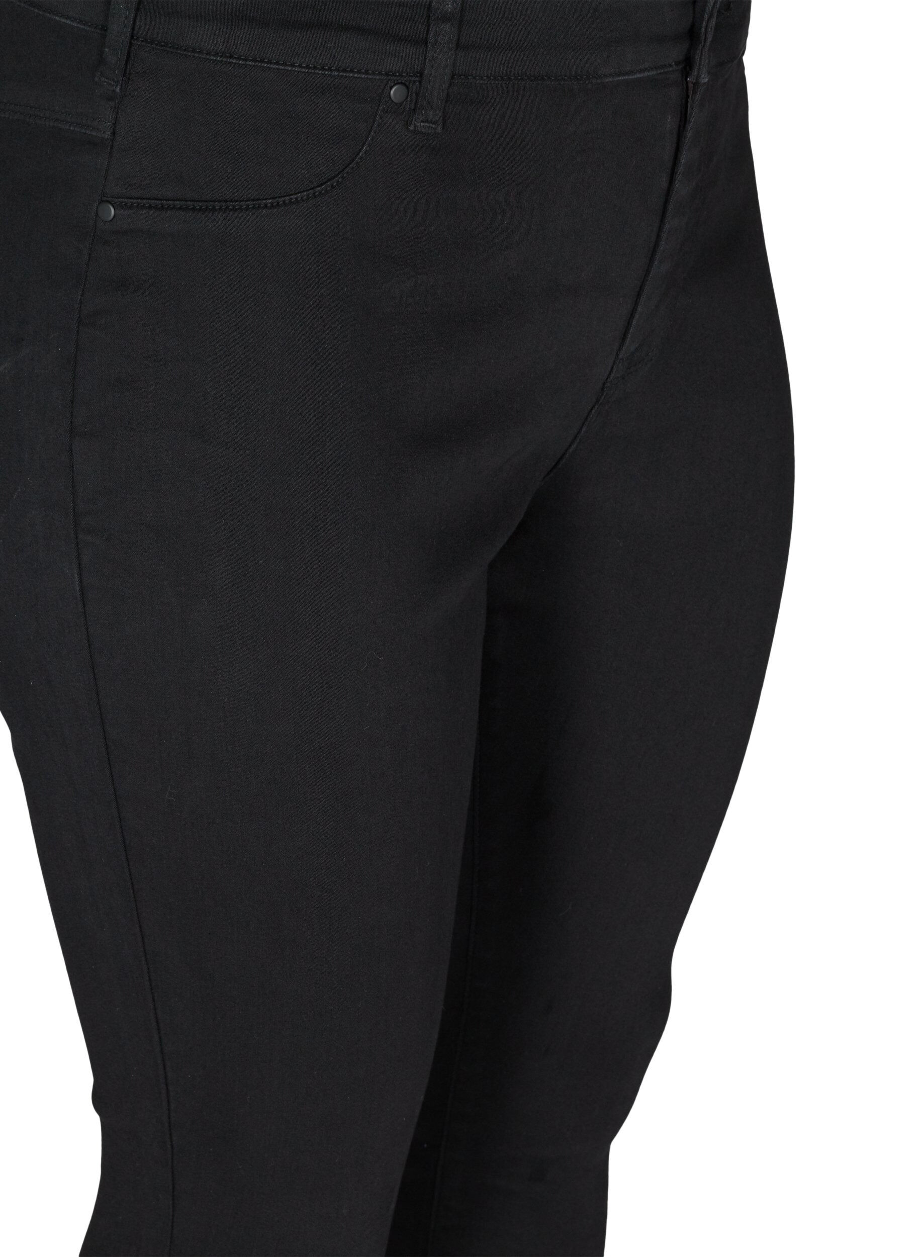 ZizziJeggingsit puuvillasekoitteesta, Black, Packshot image number 2