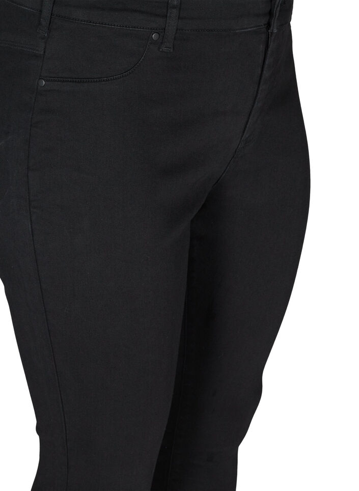 Jeggingsit puuvillasekoitteesta, Black, Packshot image number 2