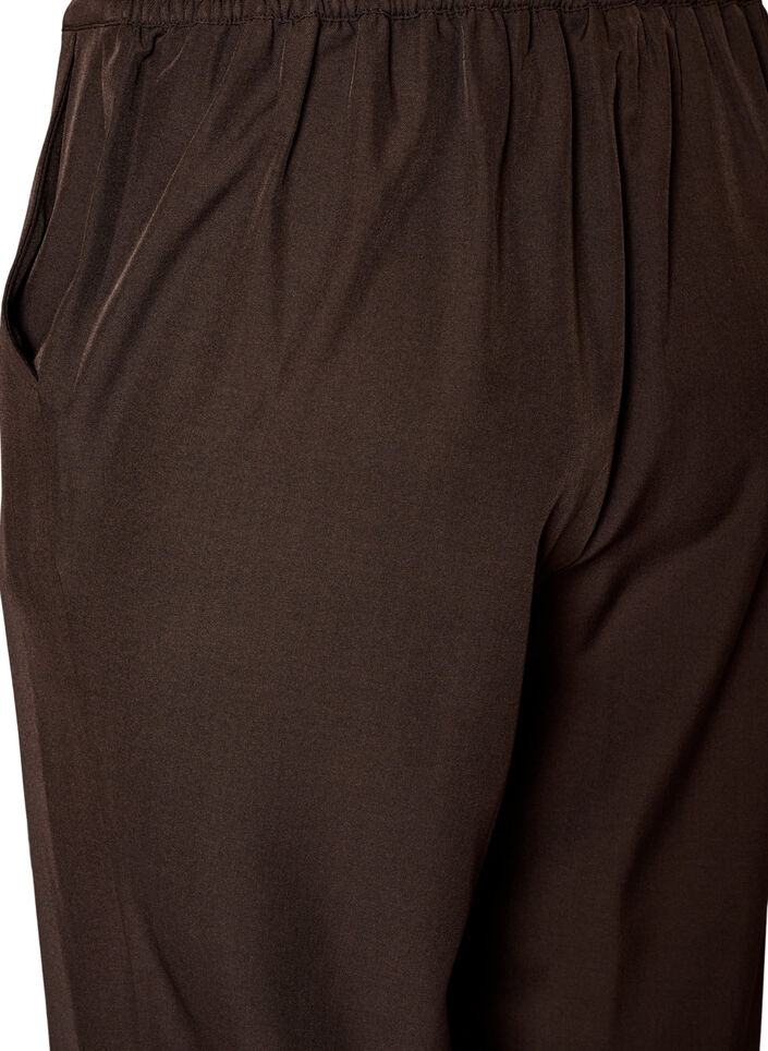 Rennot housut taskuilla, Ruskea, Packshot image number 3