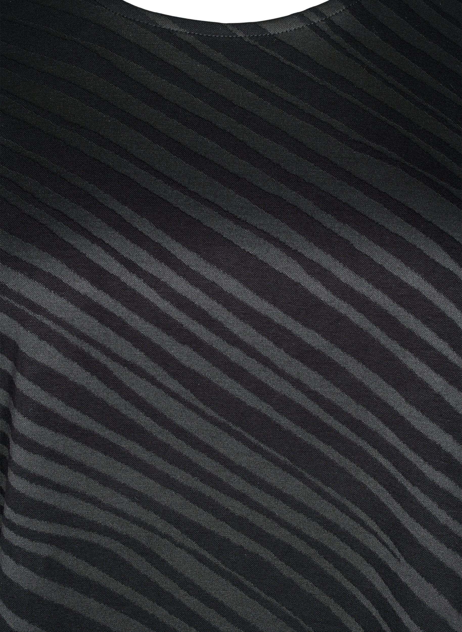 Zizzi Ylisuuri pusero kuviolla, Musta, Packshot image number 2