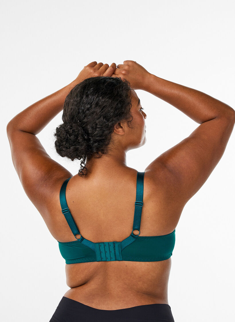 Topatut pitsirintaliivit kaaritukien kera, Vihreä, Model image number 2