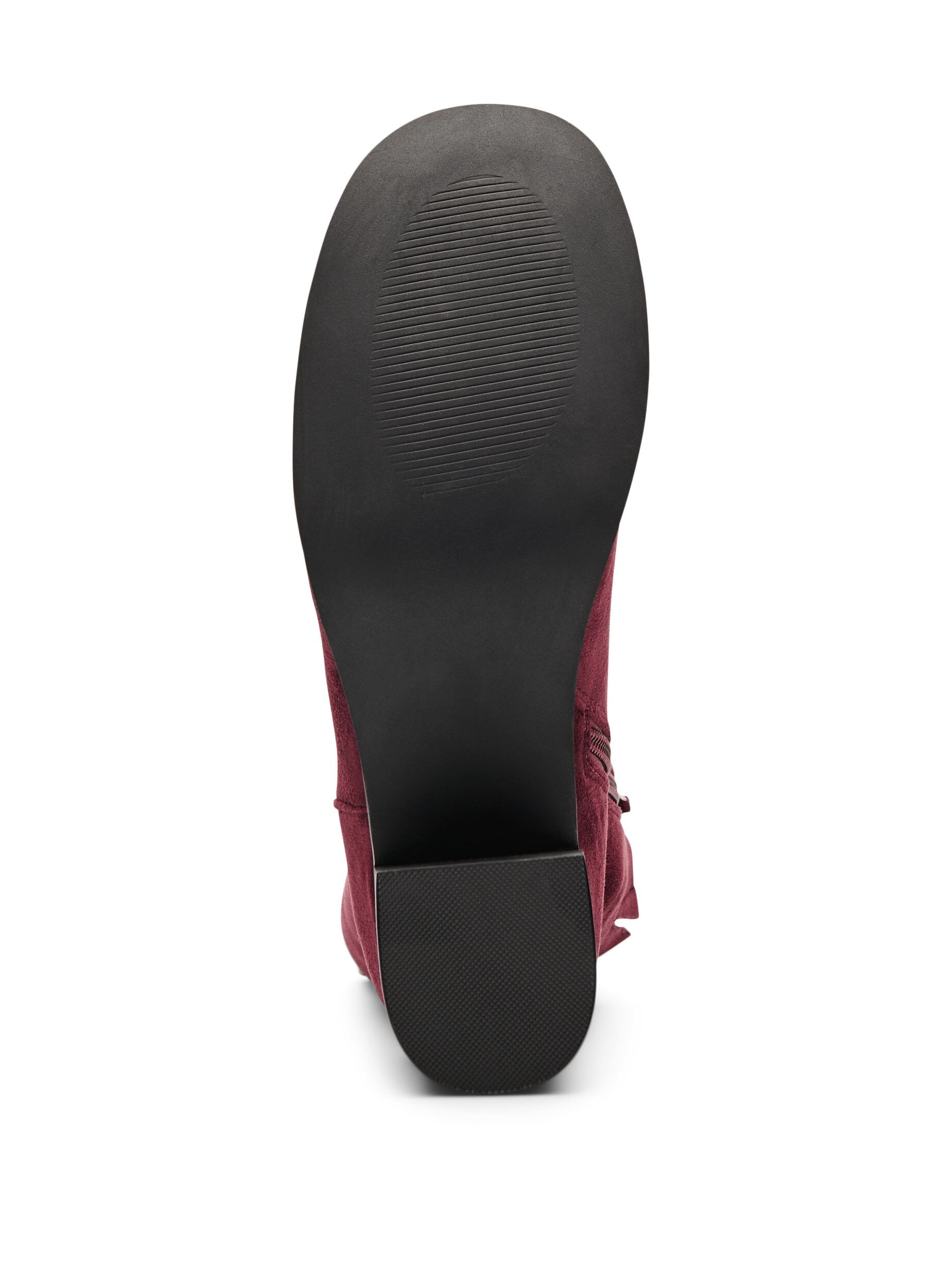 Zizzi Nilkkuri tekonahasta py&ouml;re&auml;ll&auml; k&auml;rjell&auml;, Punainen, Packshot image number 3