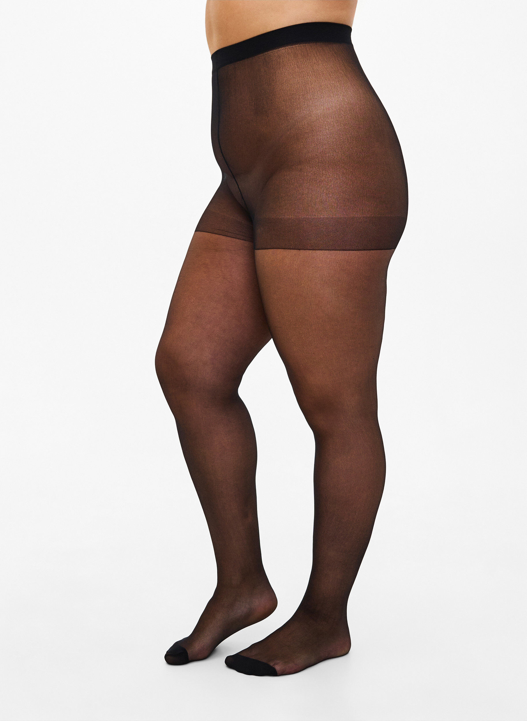 2 kpl sukkahousuja 20 denieri&auml; , Musta, Model