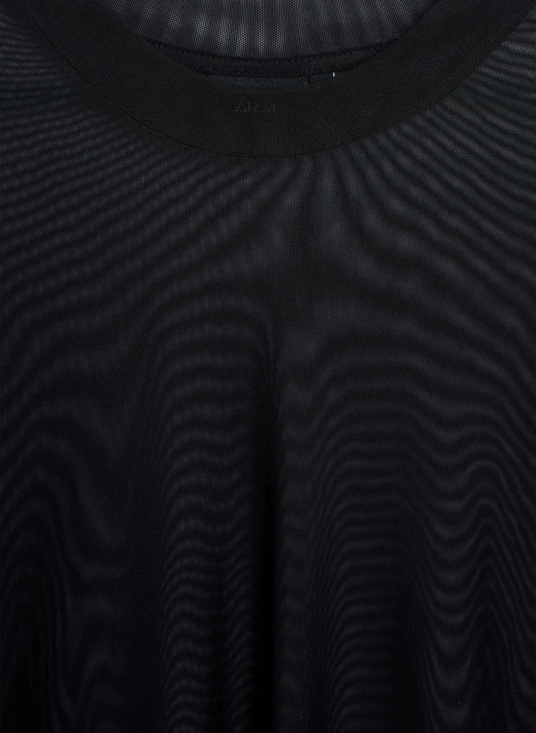 Zizzi Lyhythihainen mesh-pusero, Musta, Packshot image number 2