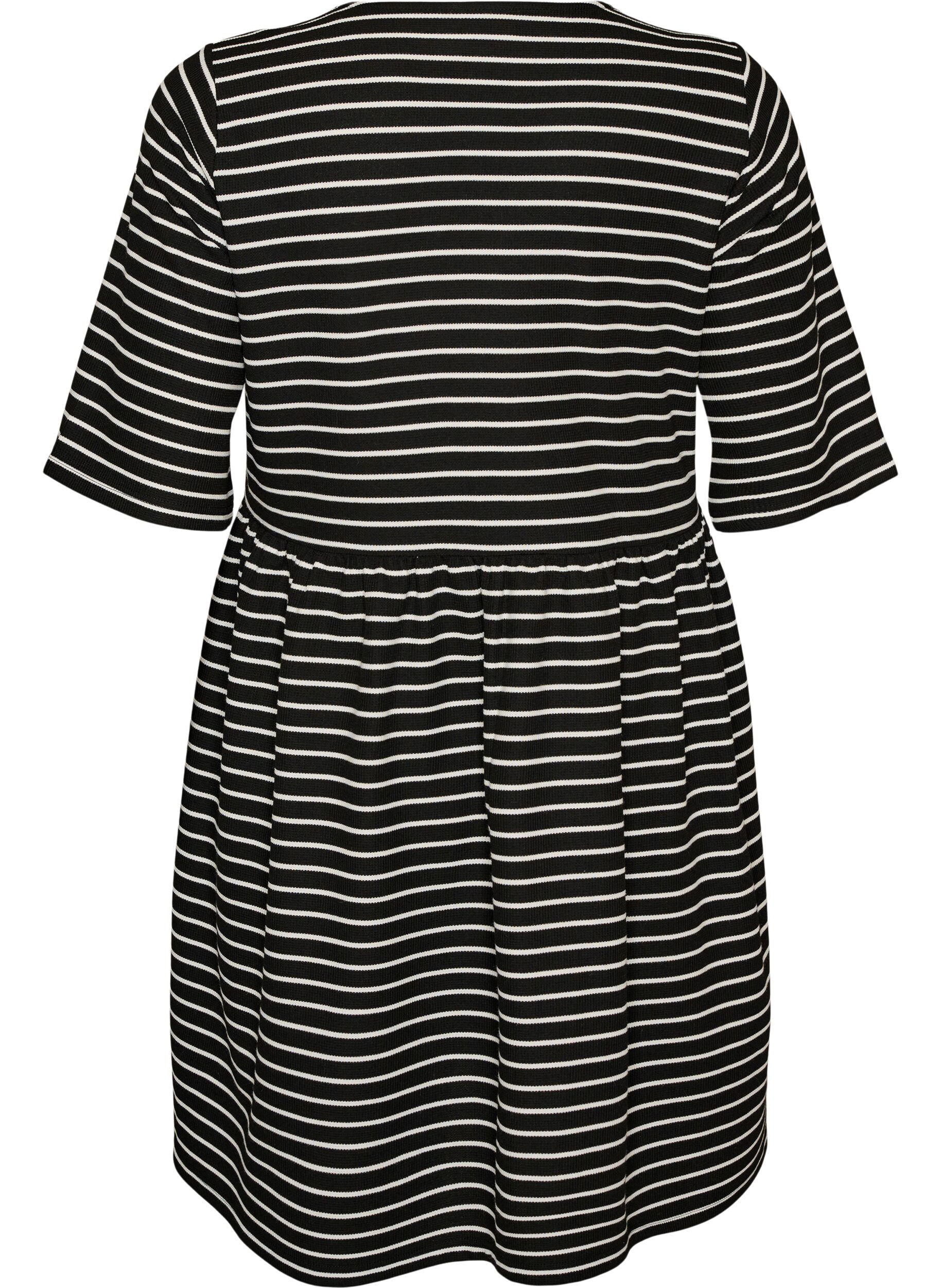 ZizziMekko ribbineuloksella ja empire-leikkauksella, Valkoinen, Packshot image number 1